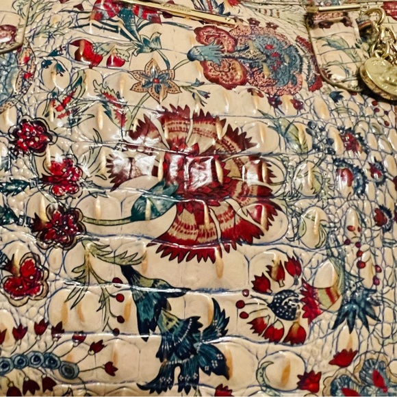 🐦‍🔥SALE! Brahmin Genuine Croc Embossed Leather in Brocade - Picture 9 of 16